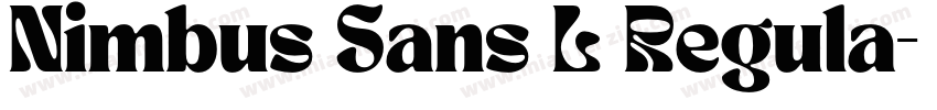 Nimbus Sans L Regula字体转换